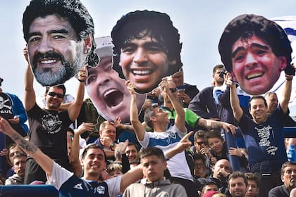 En el estadio Juan Carmelo Zerillo, el día del debut, frente a Racing