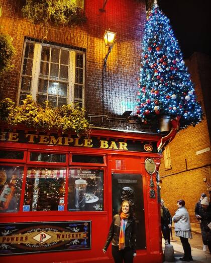En el famoso The Temple Bar.