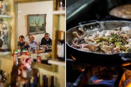 En el Faro de Vigo, Manolo recibe a los comensales. Aunque es sevillano, supo recuperar lo mejor de la cocina gallega.