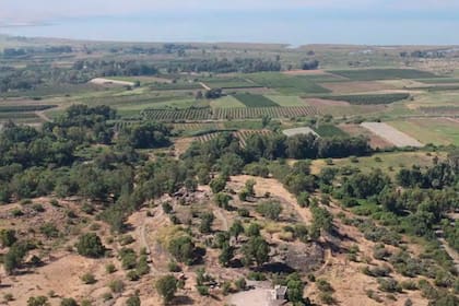 En el Golán interior, la aldea Betsaida se encuentra a unos 1500 metros del Mar de Galilea