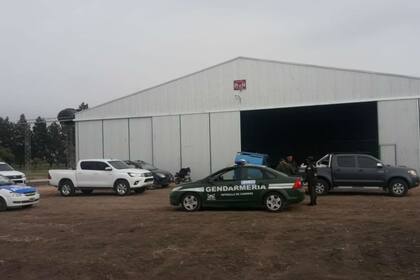 En el hangar había mercadería por $5 millones