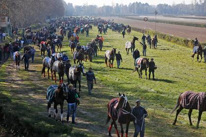 En el Hipódromo de San Isidro, el sector se pronunció en contra de un recorte
