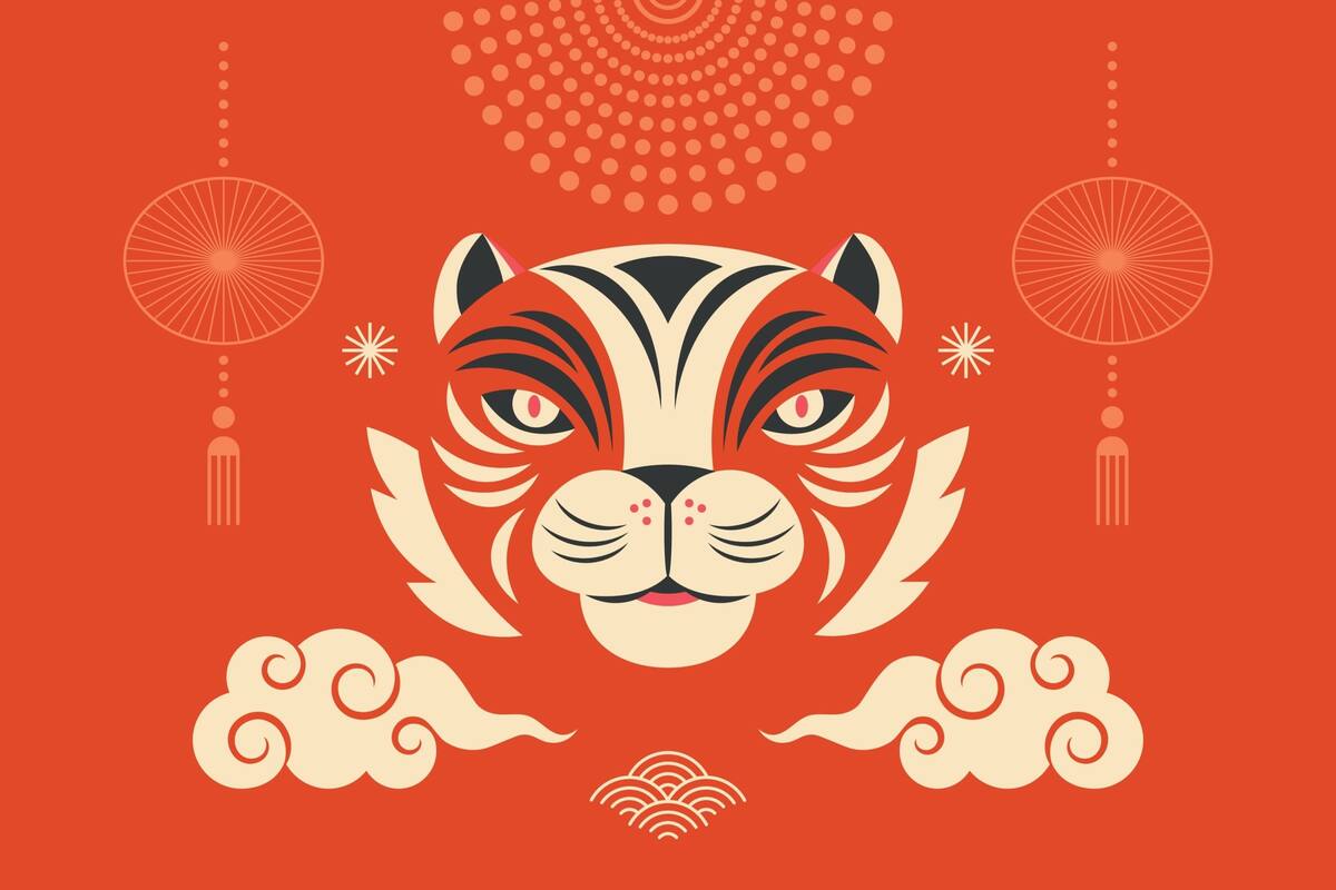 En el horóscopo chino, el 2022 es el año del tigre