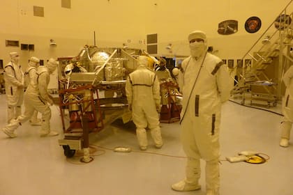En el Kennedy Space Center, antes de lanzar el Curiosity