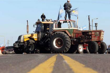 En el kilómetro 53 de la ruta 14, en Gualeguaychú, estuvo uno de los piquetes más fuertes del campo en 2008