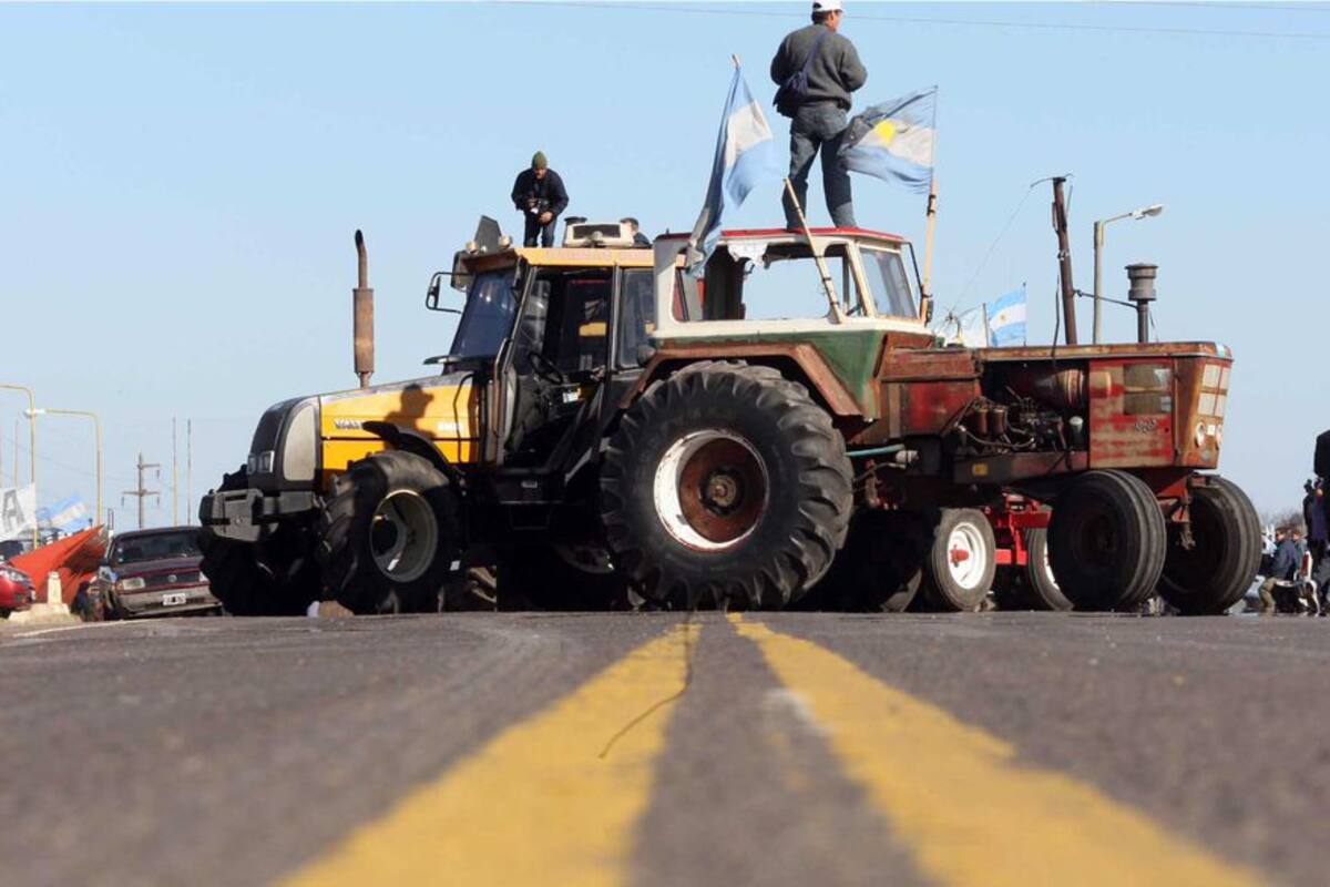 En el kilómetro 53 de la ruta 14, en Gualeguaychú, estuvo uno de los piquetes más fuertes del campo. LA NACIÓN