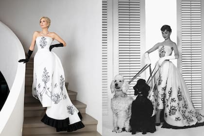 En el Liberty Ball, Ivanka deslumbró con un vestido de Givenchy inspirado en el icónico diseño de la película Sabrina, fusionando historia y estilo (Foto Instagram @Quién)