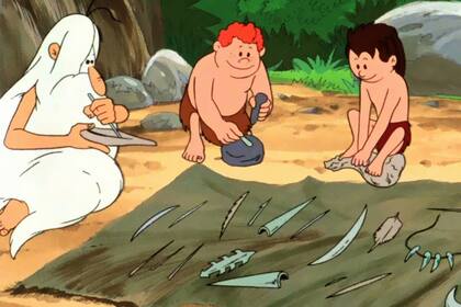 En el libro y la serie Érase una vez el hombre se planteaba un devenir lineal de la humanidad