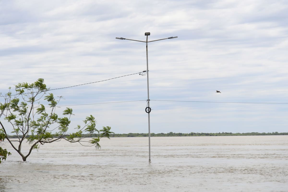 En el Litoral la crecida se puede potenciar con mayores lluvias