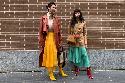 En el marco de la semana de la moda italiana, la ciudad se convirtió en pasarela de fashionistas