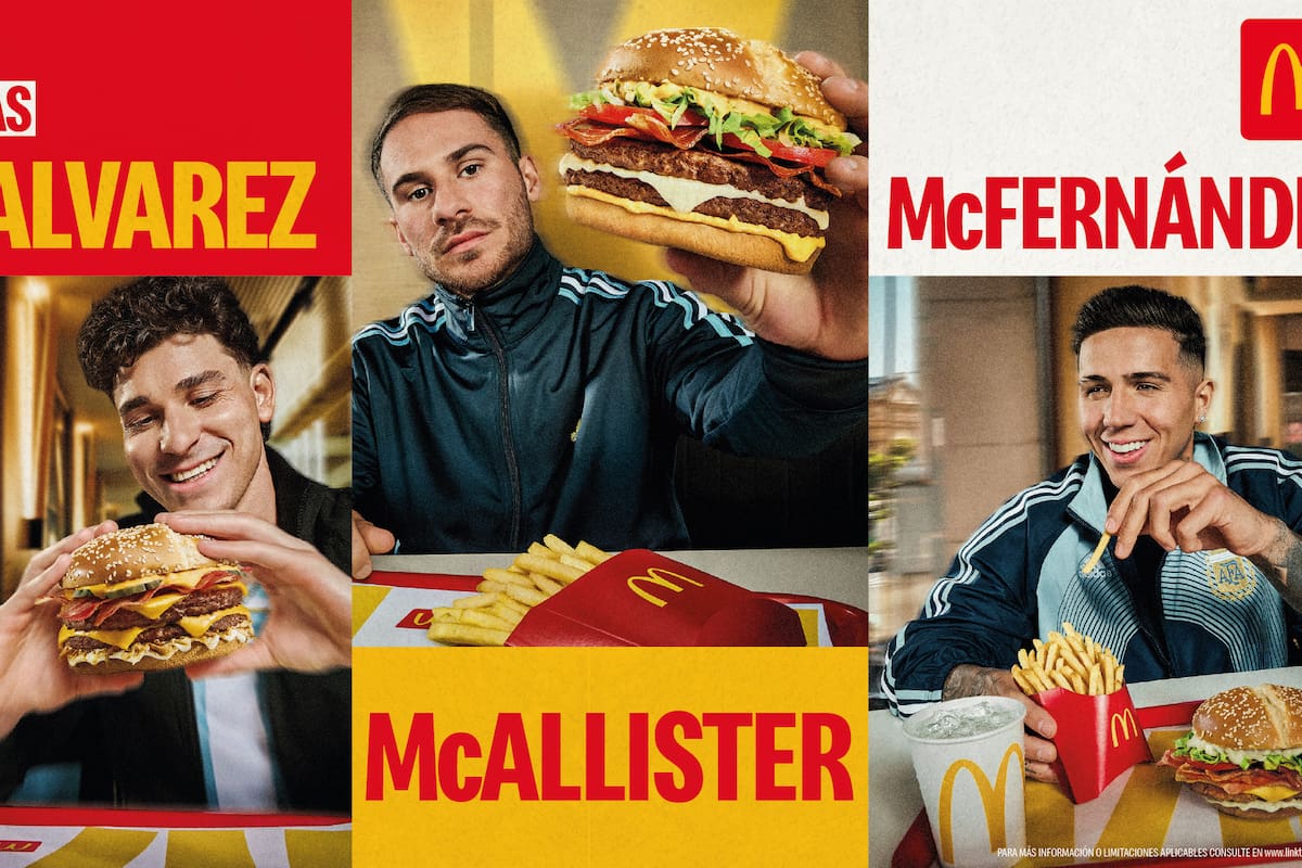 En el marco del Mundial 2026, McDonald's presenta una nueva línea de producto que celebra la pasión por el fútbol con una propuesta única: tres hamburguesas exclusivas desarrolladas junto a figuras clave de la Selección Argentina, Alexis Mac Allister, Julián Álvarez y Enzo Fernández, que invitan a los fanáticos a vivir el juego desde el sabor.