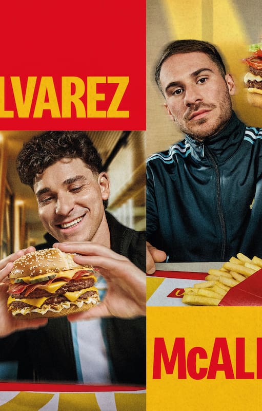En el marco del Mundial 2026, McDonald's presenta una nueva línea de producto que celebra la pasión por el fútbol con una propuesta única: tres hamburguesas exclusivas desarrolladas junto a figuras clave de la Selección Argentina, Alexis Mac Allister, Julián Álvarez y Enzo Fernández, que invitan a los fanáticos a vivir el juego desde el sabor.