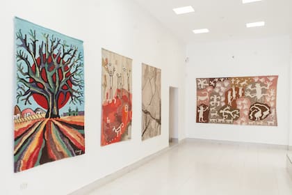 En el Museo de la Pachamama hay una sala dedicada a los tapices del artista.