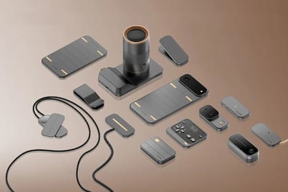 En el MWC 2026 el fabricante chino Tecno presentó un prototipo de un celular modular, al que se le agregan nuevos componentes en forma magnética