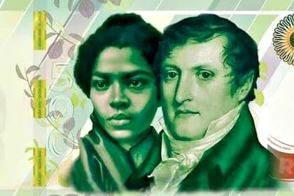 En el nuevo billete estarán las figuras de Manuel Belgrano y de la heroína de la Guerra de la Independencia, María Remedios del Valle