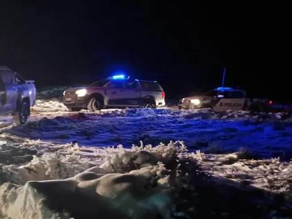 En el operativo de rescate intervinieron la División Operaciones Rurales de Perito Moreno, el Escuadrón 39 de Gendarmería Nacional y Vialidad Provincial