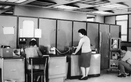 La computadora Clementina, en el pabellón 1 de Ciudad Universitaria, Facultad de Ciencias Exactas de la UBA