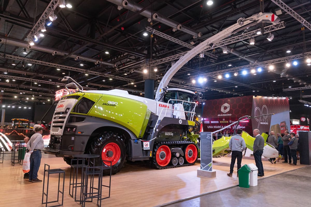 En el pabellón de maquinaria se muestra la última tecnología para el campo