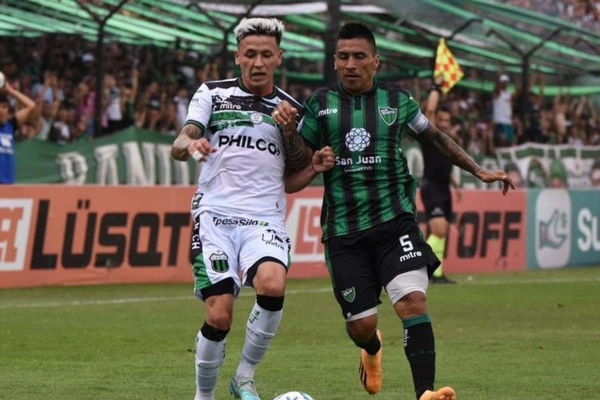 En el partido de ida, Nueva Chicago le ganó a San Martín de San Juan 2 a 1