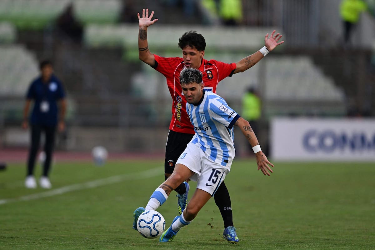 En el partido de la primera vuelta del Grupo E entre Caracas y Racing, empataron 1 a 1 en Venezuela