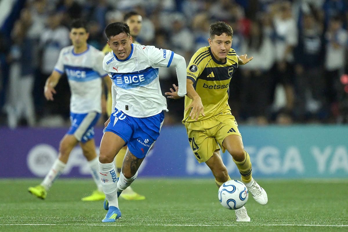 En el partido de la primera vuelta disputado en Chile, Boca le ganó 2 a 1 a Universidad Católica