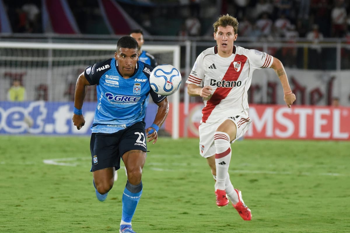 En el partido de la primera vuelta entre Blooming y River, por la fecha 1, empataron 2 a 2 en Bolivia