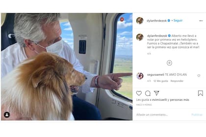 En el perfil de Instagram del perro del presidente Alberto Fernández se pudo ver el segundo viaje del mandatario a la residencia oficial en la costa