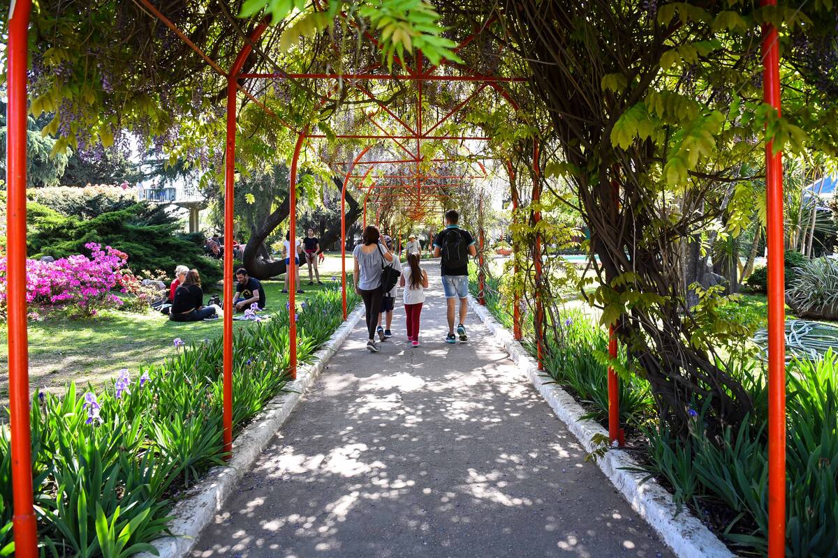 En el predio Ciudad Floral se pueden recorrer viveros con decenas de expositores, comprar flores y plantas y disfrutar de recitales en vivo y clases de cocina