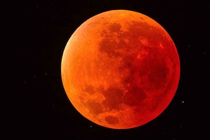 En el próximo eclipse total de luna, esta se verá roja