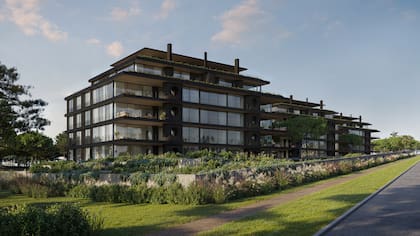 En el proyecto Casa Living Manantiales, desde un mismo departamento será posible mirar hacia la calma de Laguna Blanca o abrirse al Atlántico