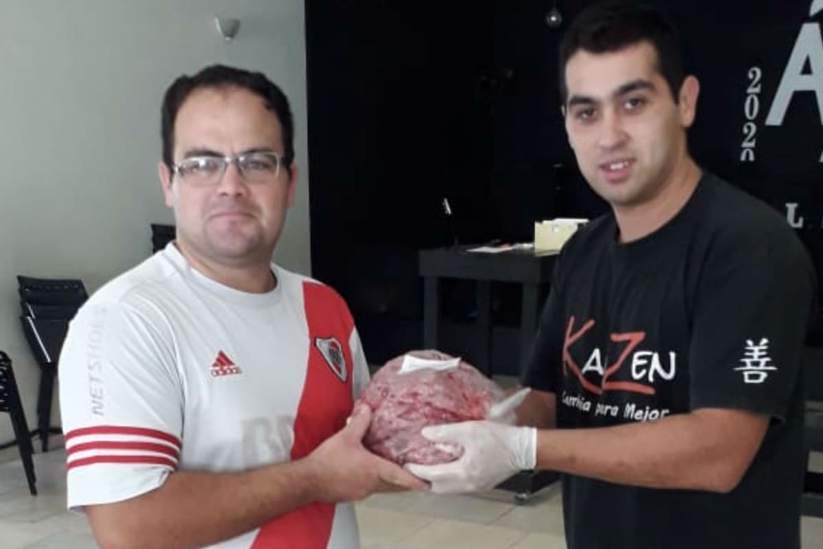 En el reparto se distribuyen dos kilos