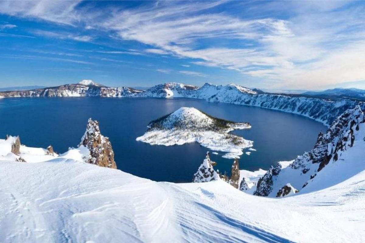 En el sur de Oregon se encuentra el Parque Nacional del Lago del Cráter, un lugar que se formó hace miles de años, tras una erupción volcánica que dio origen a una caldera colosal (globalnationalparks)