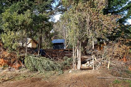 En el terreno ocupado, ya se ven algunas construcciones