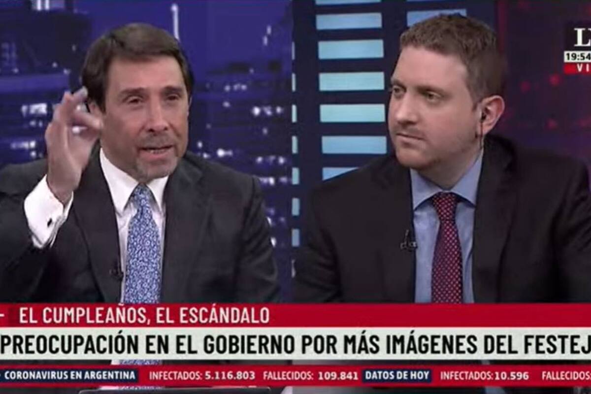 En el tradicional pase de este jueves, Eduardo Feinmann realizó un comentario sobre los videos del cumpleaños de Fabiola Yañez en Olivos que sorprendió a Jonatan Viale
