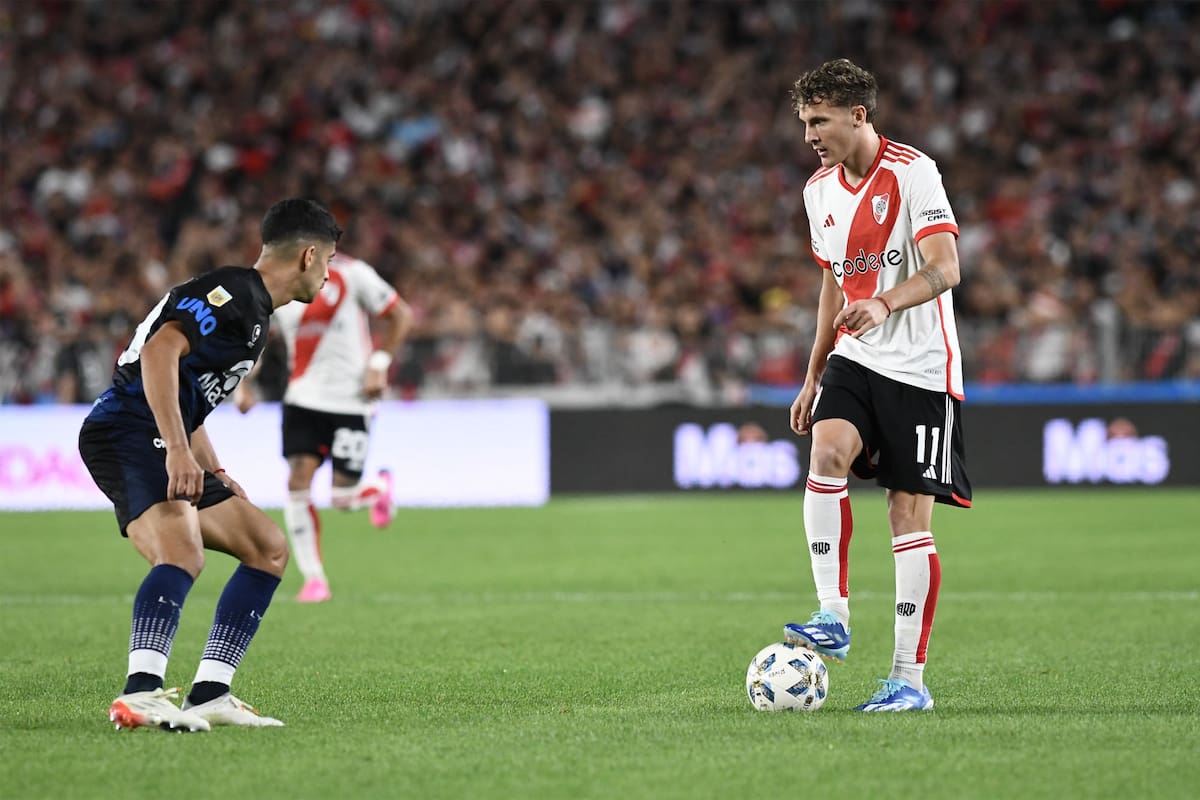 En el último duelo oficial entre River Plate e Independiente Rivadavia, por la Copa de la Liga 2024, el Millonario ganó 2 a 0