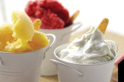 El sorbete tiene origen árabe y es uno de los antecesores del helado