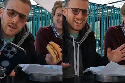 En el video que compartió, Luis realizó un recorrido por un local de hamburguesas en Córdoba y explicó una situación de la que se percató cuando pagó