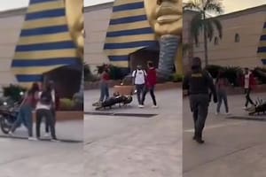En el video se observa a la pareja de la mujer (Foto:dylanandres010)