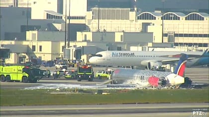 En el vuelo de Red Air viajaban 126 pasajeros con destino a Miami desde República Dominicana (Crédito: Captura de video /PTZ Tv)