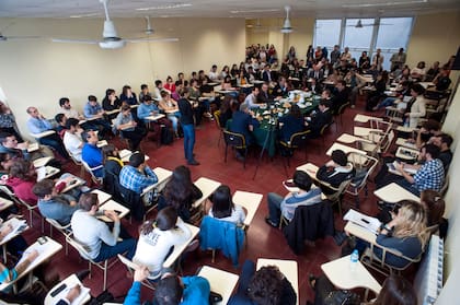 En encuentro se extendió por tres horas / Foto gentileza de la Carrera de Ciencia Política