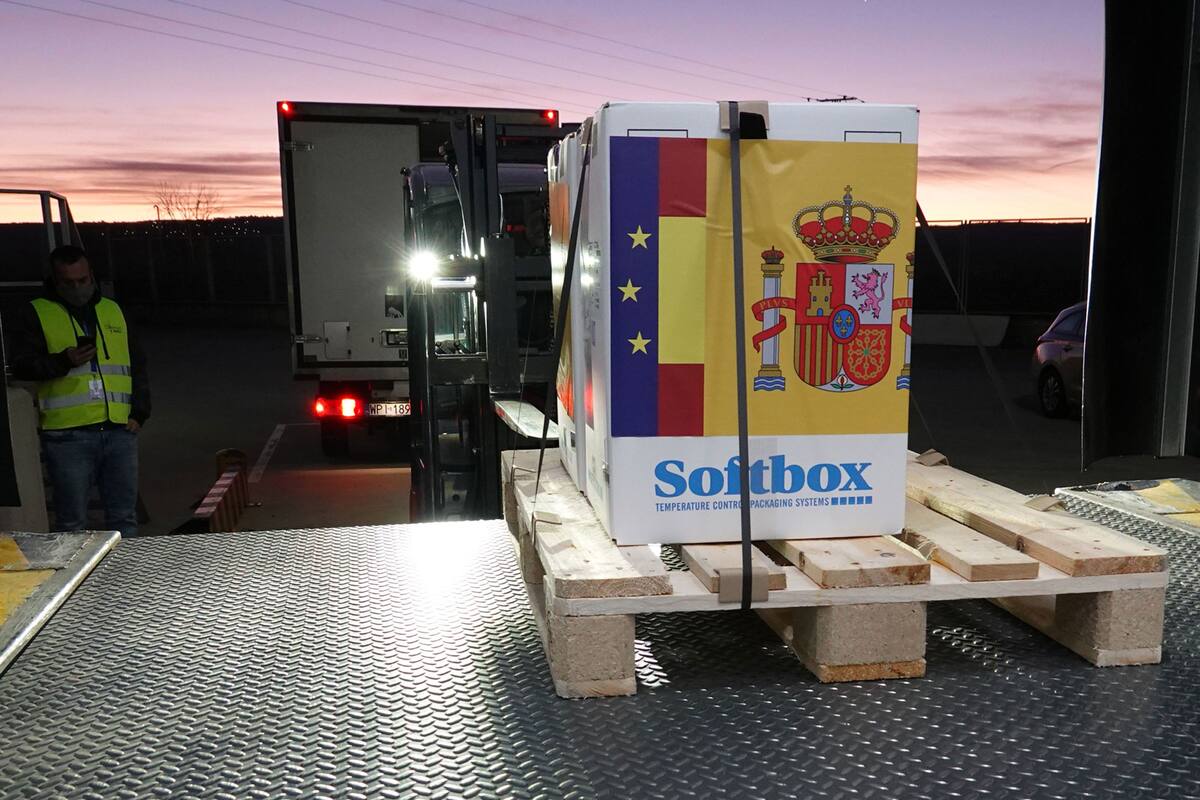 En España, las primeras vacunas fueron almacenadas en Guadalajara