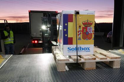 En España, las primeras vacunas fueron almacenadas en Guadalajara