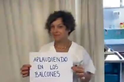 En España los médico agradecen los aplausos