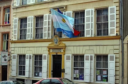 En esta casa de Boulogne-sur-Mer, San Martín vivió desde 1848 hasta su muerte, el 17 de agosto de 1850