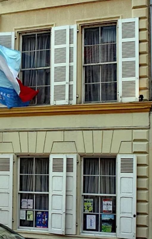 En esta casa de Boulogne-sur-Mer, San Martín vivió desde 1848 hasta su muerte, el 17 de agosto de 1850