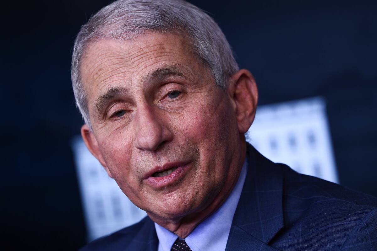 En esta foto de archivo, el director del Instituto Nacional de Alergias y Enfermedades Infecciosas, Anthony Fauci, habla durante una rueda de prensa del Grupo de Trabajo sobre el coronavirus de la Casa Blanca el 19 de noviembre de 2020