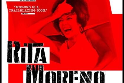 En esta imagen difundida por Roadside Attractions, el póster del documental "Rita Moreno: Just a Girl Who Decided to Go for It", dirigido por Mariem Pérez Riera. (Roadside Attractions vía AP)