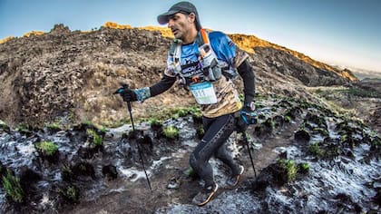 En esta imagen recién iban 5 horas de carrera y la altura era de 3200 MSNM