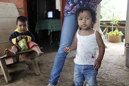 En esta vereda los niños son fruto de la unión entre primos que debido a las circunstancias geográficas y a la atracción se enamoran