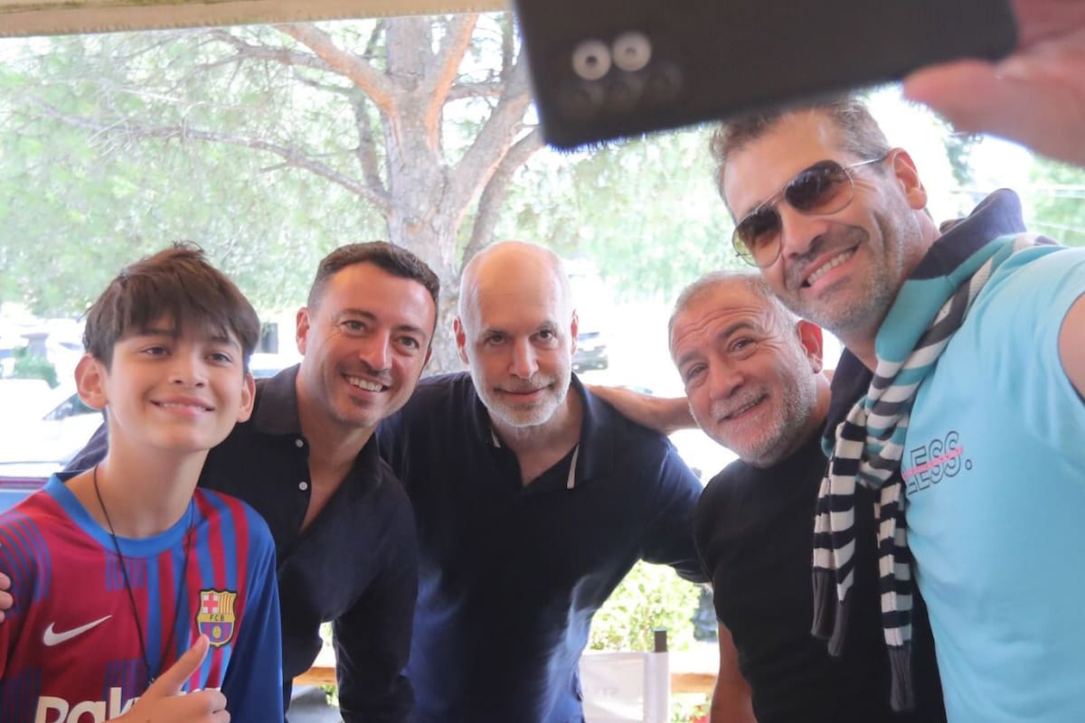 En esta visita Rodríguez Larreta se reunió con Juez y De Loredo.